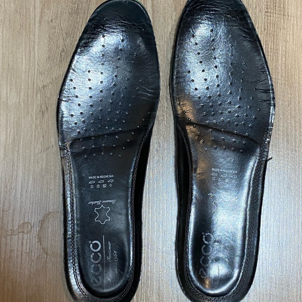 Mephisto Douk Hydroprotect Moc Toe Derby Leather Men's Shoe Sz 11.5 Ecco Insoles - Picture 10 of 13